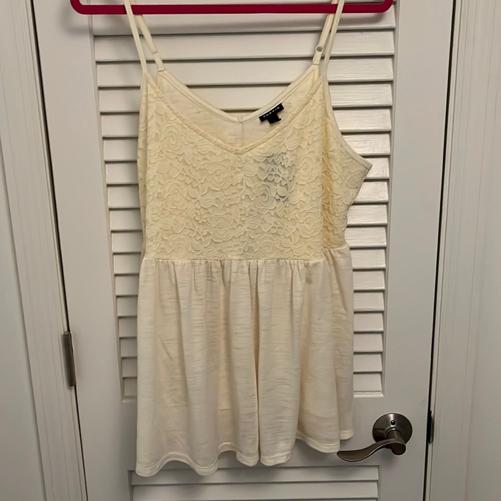 NWT! Torrid Size 2 babydoll cami In yellow